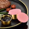 6Pcs Multipurpose 304Stainless Steel Condiment Holders Condiment Cups Snacks Container with Lid for Meal Organization