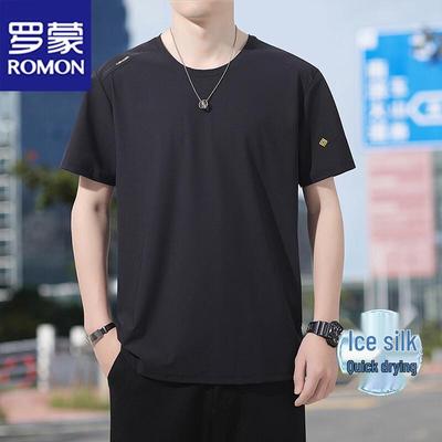 Men's Round Neck Quick-Dry Short Sleeve T-Shirt