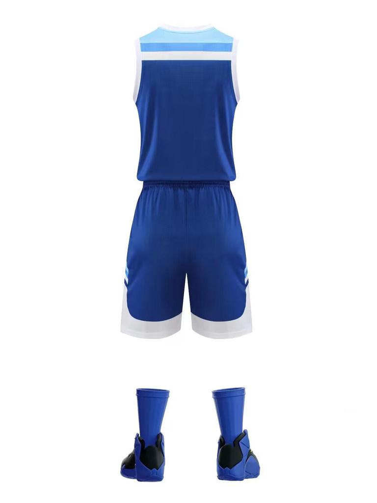 New Style Basketball Team Uniform Set: Customized Training Jerseys for Men and Women