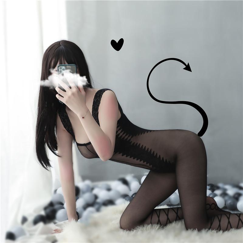 Sex underwear women's sexy transparent temptation sex pajamas sex one-piece stockings