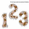 3D Number Box Balloons for 1st Birthday & 100-Day Celebration - Party Decor for Boys & Girls