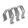 Grillthermometer-Sonde Clip 3-Loch Grillthermometer Sonde Befestigungsclip Halter Küche BBQ Ofen Grill Zubehör Edelstahl