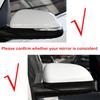 For KIA K2 KX CROSS 2017-2020 Car Sticker Rearview Side Mirror Cover Wing Cap Exterior Door Rear View Case Trim ABS Carbon Look