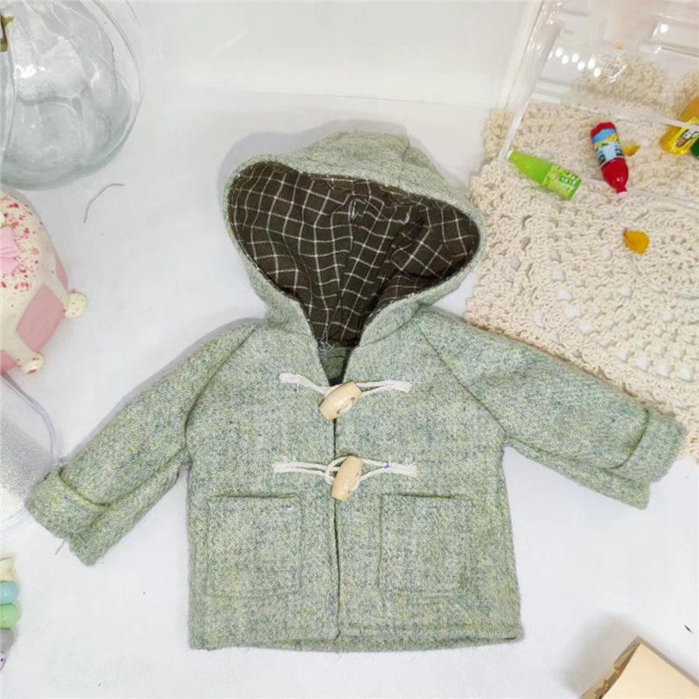 Fashion Doll Woolen Coat Casual Wear Woolen Outwear for 1/6 BJD 30cm Dolls DIY Toys