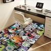 1pc Cuphead",Mugman",Art" Office Carpet Soft Polyester Non Slip Machine Washable Indoor Carpet Livin