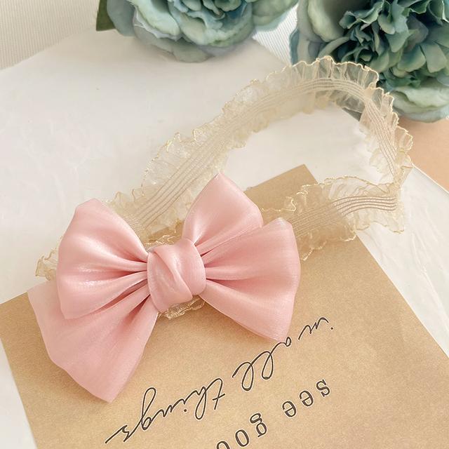 Prinzessin Seide Bowknot Baby Stirnbänder Elastische Neugeborenen Säugling Mädchen Haar Bands Zubehör für Fotografie Requisiten