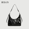 Ladies Bucket Bag Retro Large Capacity All-Match Casual One-Shoulder Simple Commuter Tote