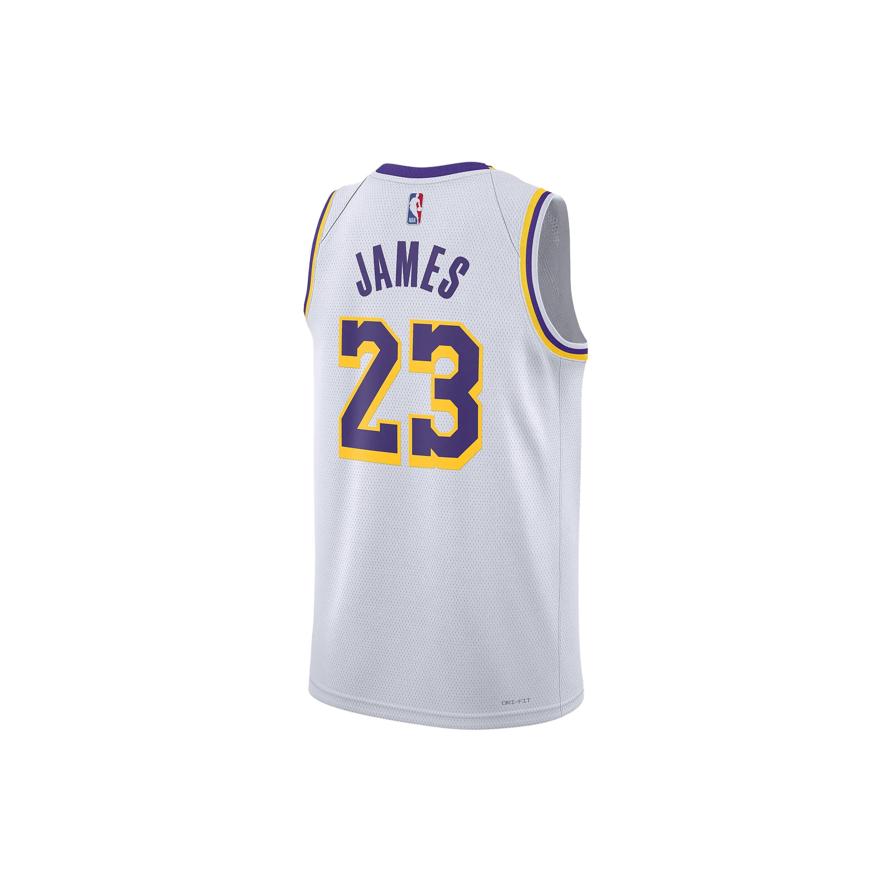

Новая мужская майка Nike Los Angeles Lakers Association Edition 2022/23 Nike Dri FIT NBA Swingman DN2081-103 M