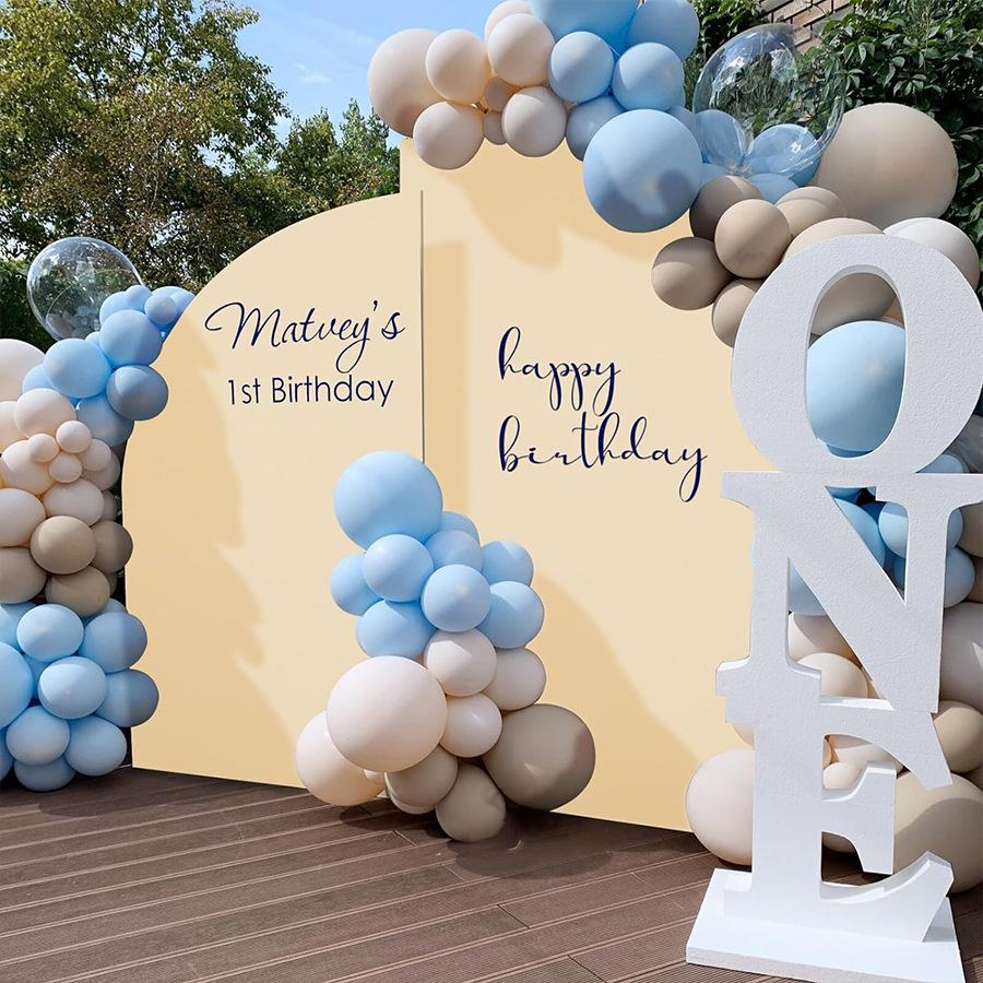 Bogenhintergrundbezug, Doppelseitiger Spandex-Spannbezug, Hochelastischer Halbmond-Bogenbezug, Fotostudio-Hintergrund