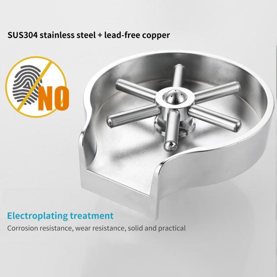 Myjka do kubków wysokociśnieniowa Uwolnij ręce Stal nierdzewna Czyścik do butelek dla niemowląt