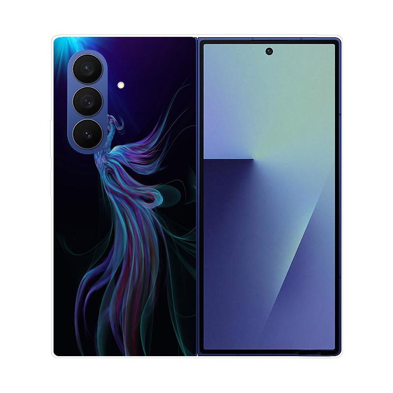 Transparent Folding Phone Case For Samsung Galaxy Z Fold 6 7 Clear Shockproof Hard PC Cover For Samsung Z Fold7 Fold6 Shell Capa