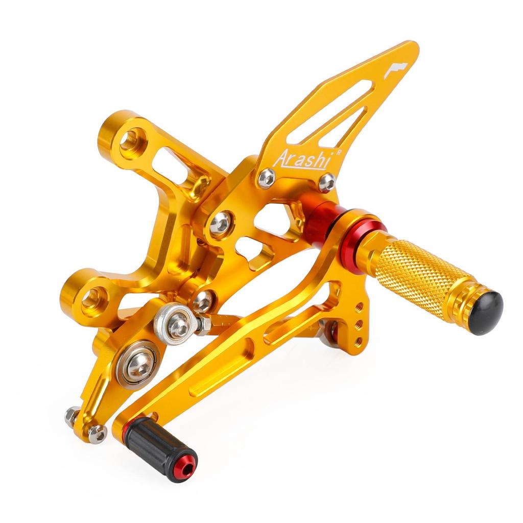 CNC Aluminum Rearsets Footpegs Fits Kawasaki ZX-10R ZX10 ZX1000 2021-2023