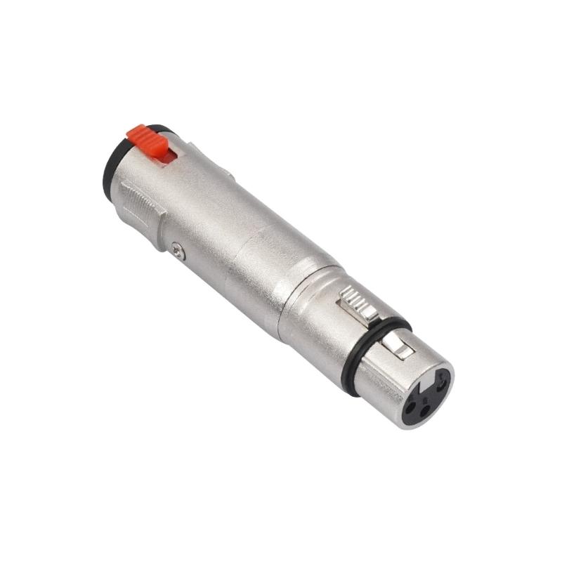 

Locking 6.35mm 1/4inch Female To 3Pin XLR Female Sound Adapters For Professional Microphones And Mixers 1