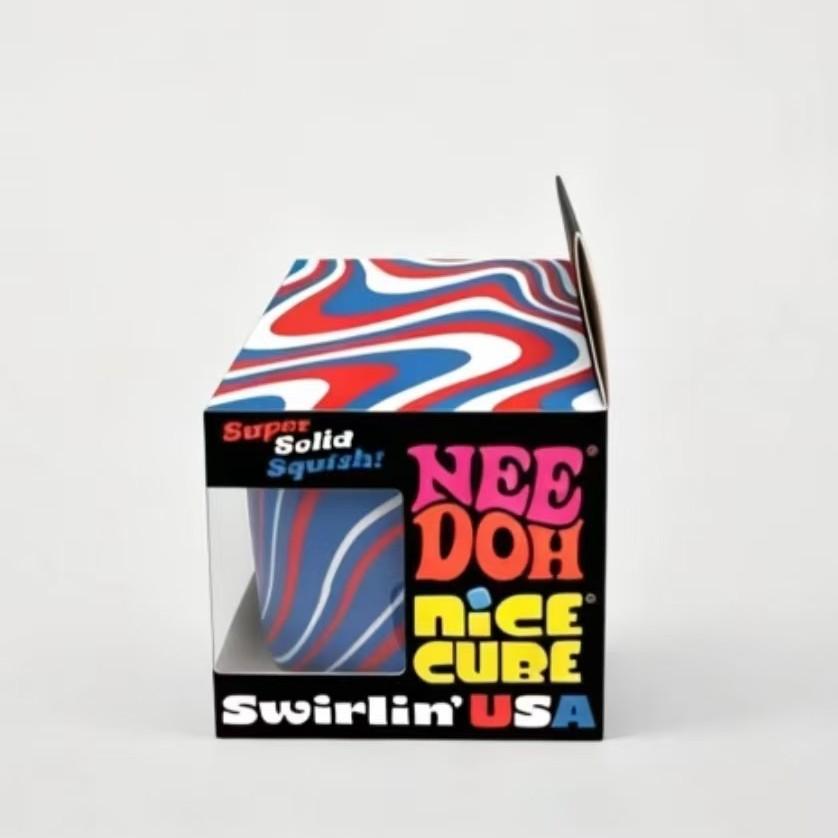 Nuovo Arrivo Edizione Limitata NEE DOH Giorno dell'Indipendenza Cubo Fluido Cubo di Ghiaccio pizza Torta Zucchero Giocattolo Antistress