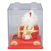 Red & Blue Mini Desktop Fortune Cat 3.19x3.86in Car Dashboard Cat Ornament  Car Interior Decor