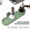 Heat Resistant Espresso Tamping Mat Non-Slip Espresso Tamping Station Coffee Tamper Mat  Cafe Use