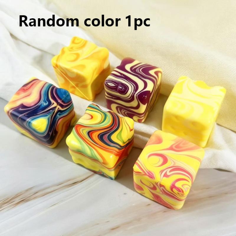 Soft Simulated Cheese Sensory Stress Relief Toy Stretchable Soft Ice Slow Rebound Random Color