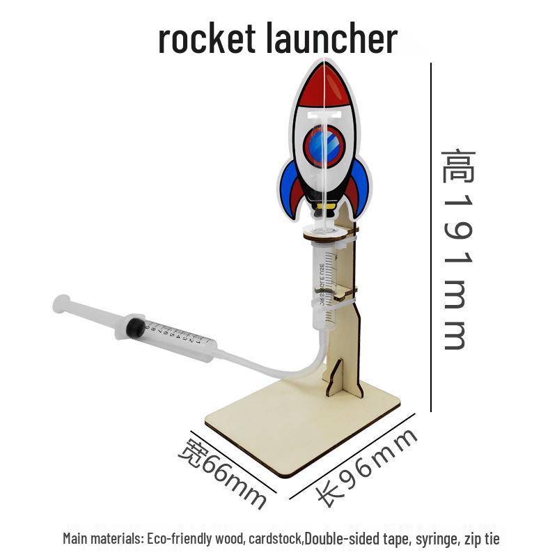 DIY Rocket Launcher Kit: Children s Physics and Aerodynamics Experiment