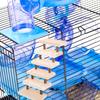 Wooden Ladder Toy Natural Wood Hamster Climbing Ladder Pet Cage Stairs Small Animal Play Ladder Chinchilla Rat Cage