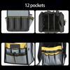 Waterproof Cloth Open Tool Bag Maintenance Storage Bag for Easy Organization Transport Tools Workshops Home Electrician