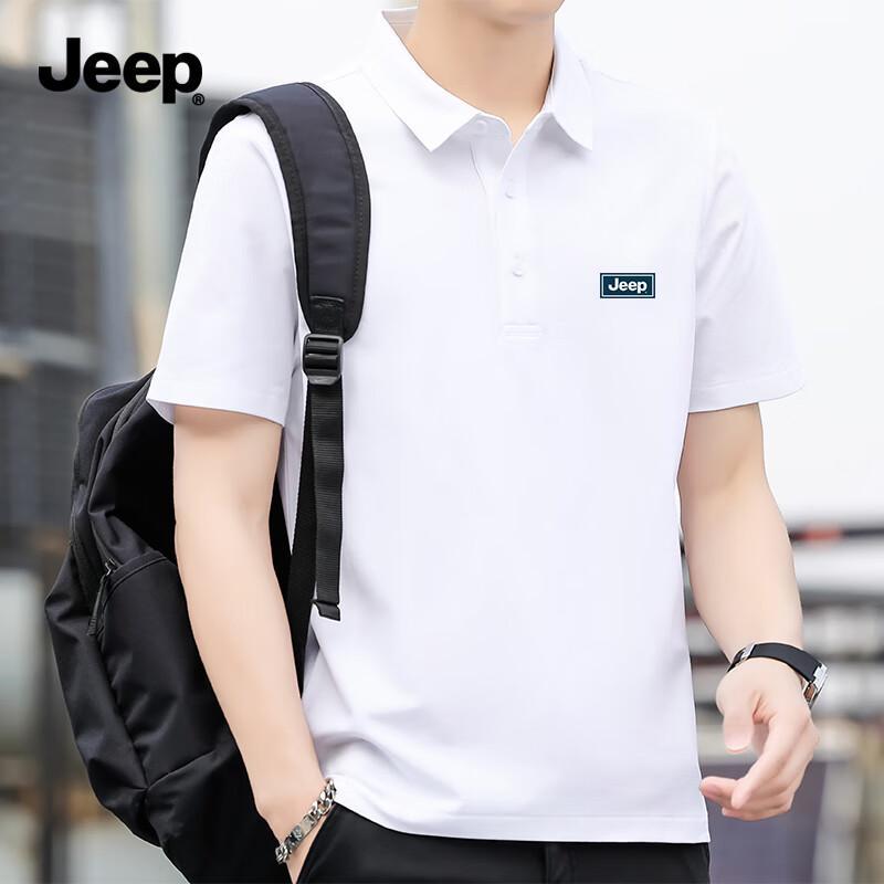 JEEP Men s 5A Antibacterial Quick-Dry Polo Shirt 2XL