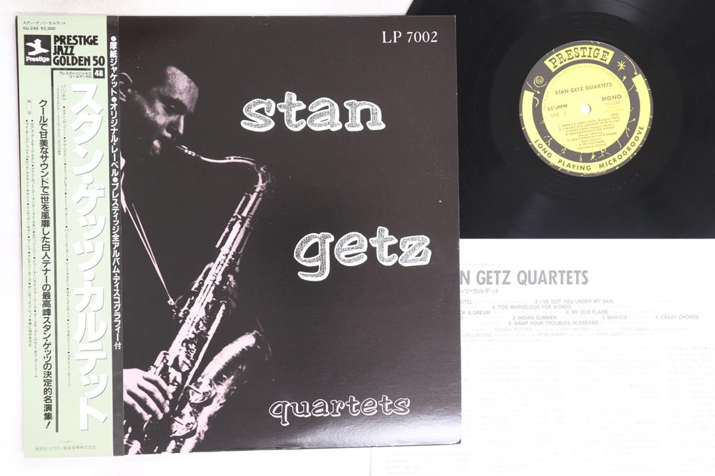 LP Record STAN GETZ - Stan Getz Quartets VIJ248 PRESTIGE 1984 Japan Obi Jazz Used