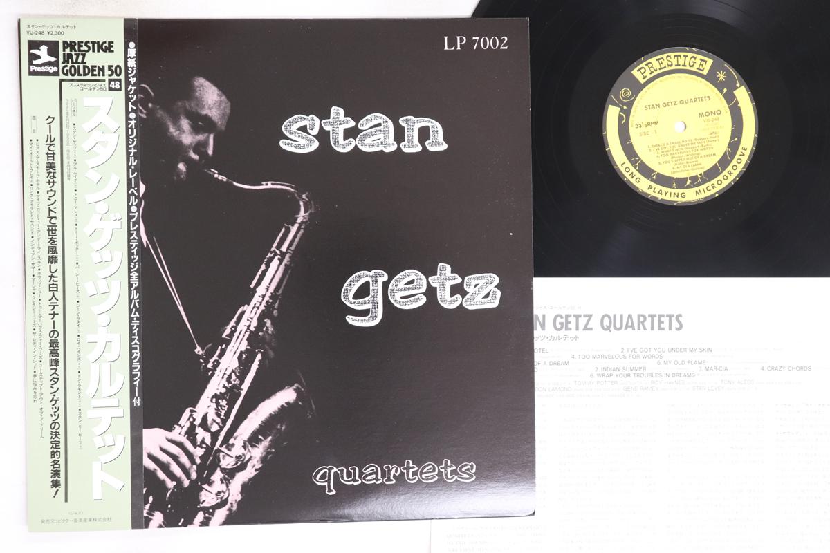 

LP Record STAN GETZ - Stan Getz Quartets VIJ248 PRESTIGE 1984 Japan Obi Jazz Used