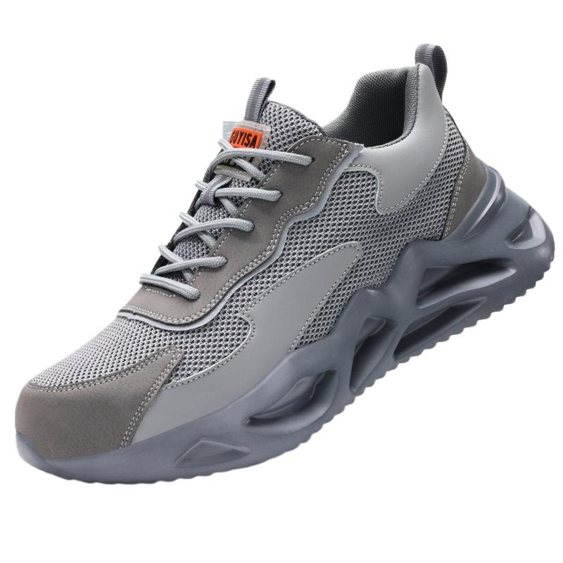 Labor Insurance Shoes Are The Same for Men and Women, Fashionable and Safe Steel Bag Head, Anti-smashing, Anti-piercing and Wear-resistant Shoes.