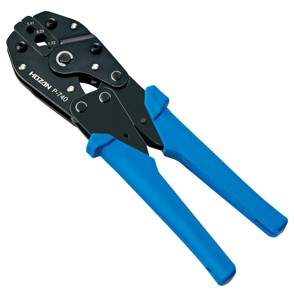 HOZAN Crimping Tool for BNC/TNC/BNCC Connectors, Compatible with Shichisei Kagaku and Tokone (formerly Toyo Connector) P-740