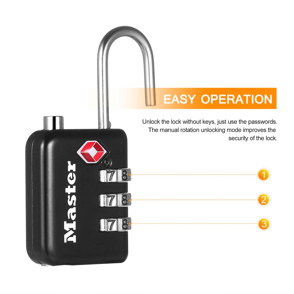 master lock backpack lock lost combination