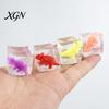 Ice Cube Squeeze Toy 15Pcs Dinosaur Anxiety Relieving Clear Sensory Elastic Stress Ball Soft Stretchy Transparent Focus Aid Relaxation Tools