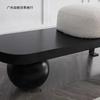 Nordic White Minimalist Bench - Shoe Changing Footstool for Living Rooms