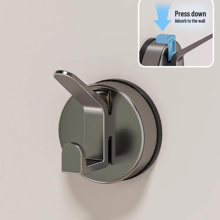 

Вращающийся крючок на присоске - Прочный настенный, Без сверления, Без следов, Несущий для хранения на кухне/в ванной