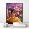 Disney Prinzessin Antike Nachtszene Kollektion 5D Diamantmalerei Voll mit Diamanten DIY Handgemalte Diamantmalerei Fantasie Dekoratives Malerei-Set