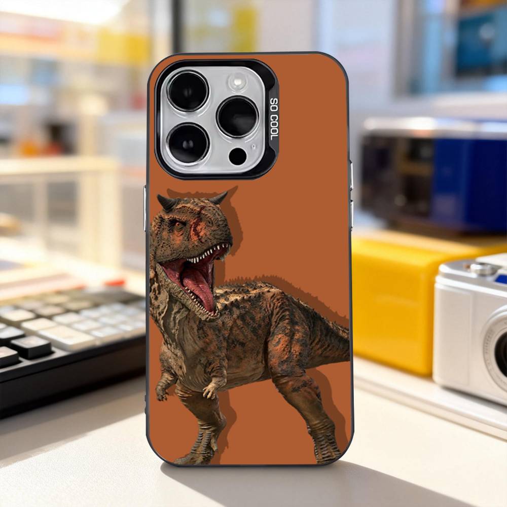 J-Jurassic Park W-World Pro iPhone 11,12,13,14,15,16,17,Pro,Max,Plus,E,Air,Mini Kryt na telefon IMD Matná černá