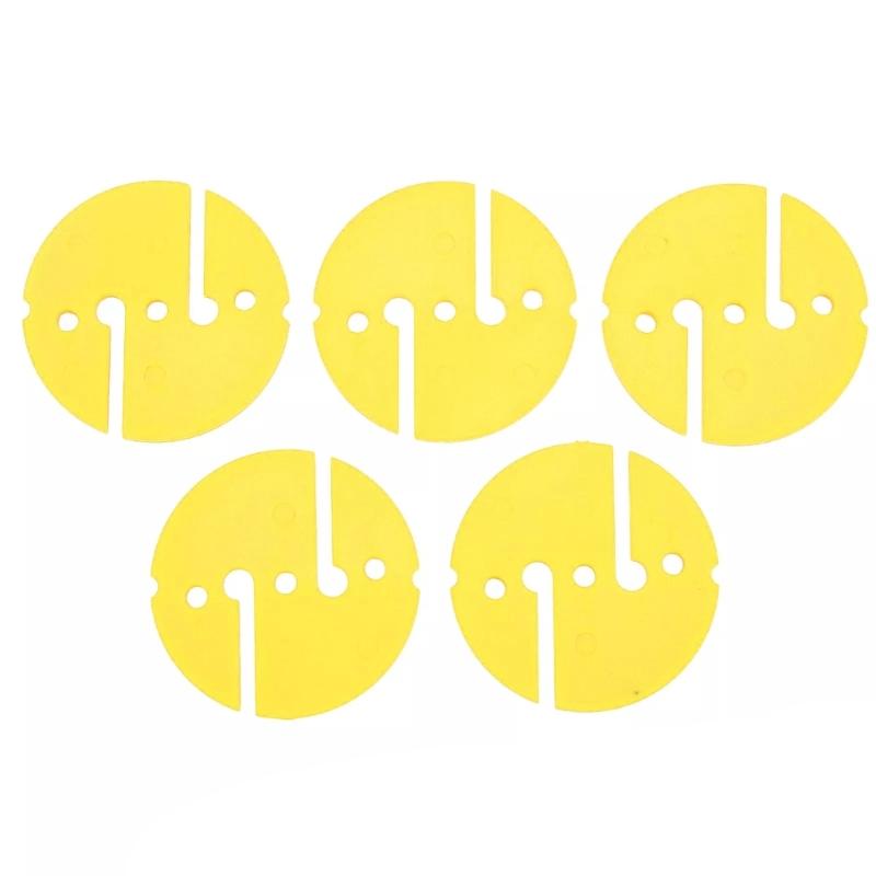 5Pcs Safety Rope Line Marker Round Scubas Dives Line Circle Marker Wreck Cave Dives Marker Diving Accessories Enduring