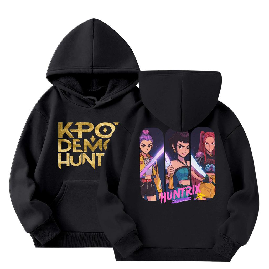 Dětská móda Lehký pulovr s dlouhým rukávem s kapsami Potisk Mikina s kapucí