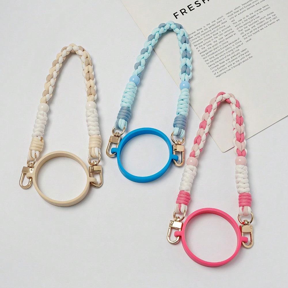 Cup Portable Rope Love Woven Water Cup with Portable Lanyard