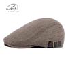 Men'S Autumn And Winter Woolen Berets Women'S  British Retro Warm Newsboy Cap Artist Painter Hats Vintage Striped Forward Hats