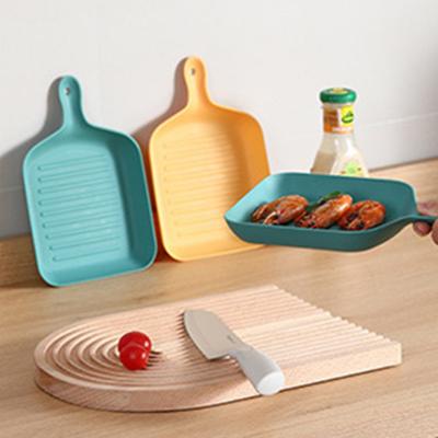 Fruit Tray Food Grade Wear Resistant Plastic BPA Free Fruit Dessert Snack Plate Serving Tray