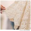 Elegant Knit Crochet Lace Blouse Women Vintage Hollow Out Seven Quarter Sleeve Casual Loose Shirts Women Summer Slim Fit Fashion Blouses Tops 3412