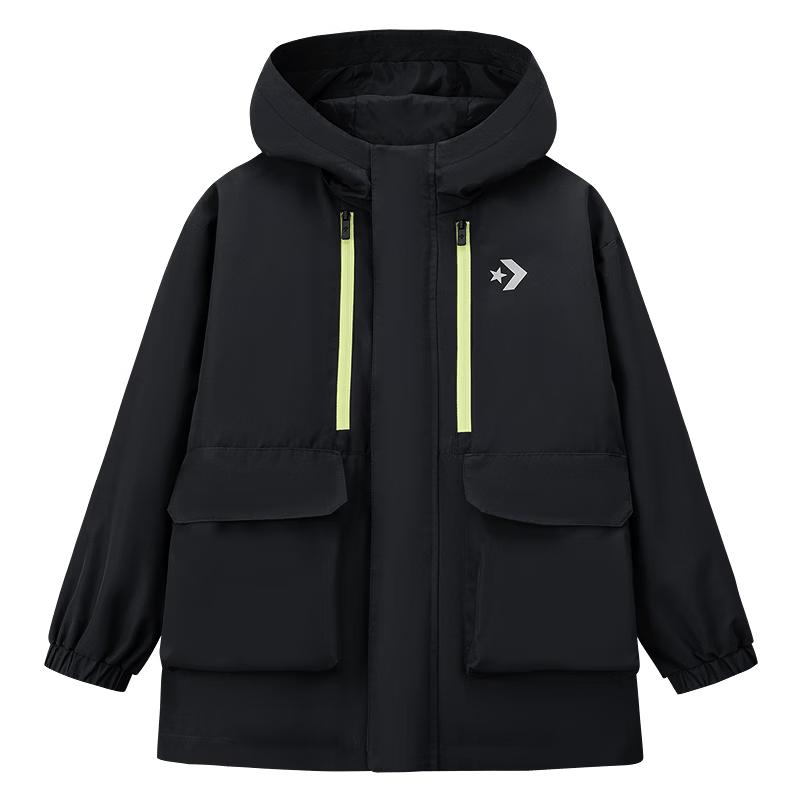 Converse Youth Hooded Waterproof Windbreaker Jacket