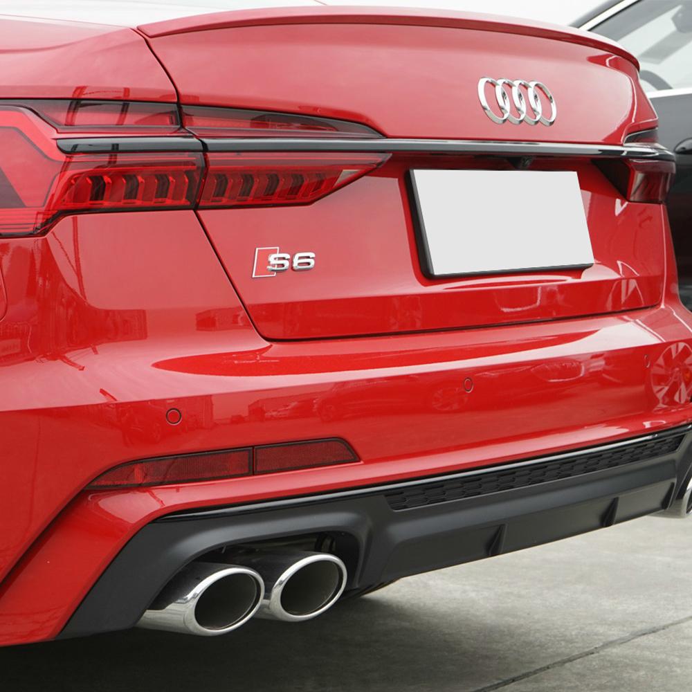 For hot S3 S4 S5 S6 S7 S8 A4 B8 B6 B9 B7 C7 C6 C5 A3 8P 8V 8L A6 Car Body Rear Trunk ABS Badge Emblem Sticker Decor Accessories