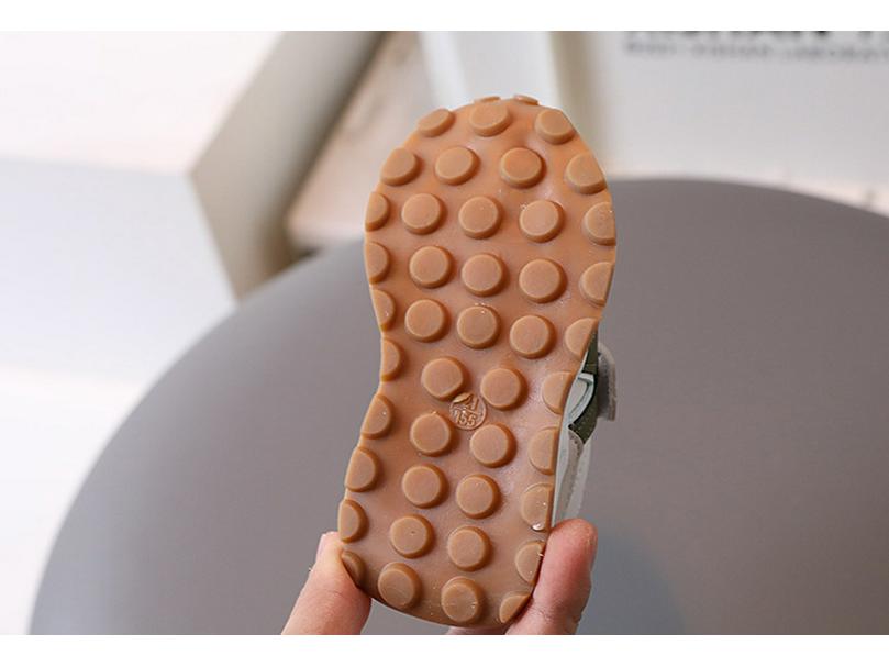 Atmungsaktive Frühling/Herbst Trendige Freizeitsneaker für Kinder, Alter 1-6: Weiche Sohle, Lederoberfläche