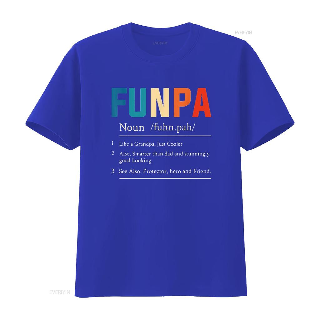 Cool Fun Funpa Grandpa Novelty T Shirt Designs Womens Black L vintage Washed Soft Stretched Stylish homme Top For Everyday Wear