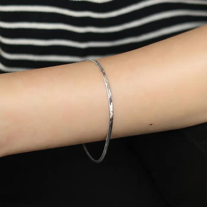 [2 Color]_Snake Chain Bracelet