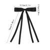 2pcs  New Cute Ribbon Bow Headband Long Tassel Hair Clip Women's Hair Accessories Girls Party Headwear Side Clips