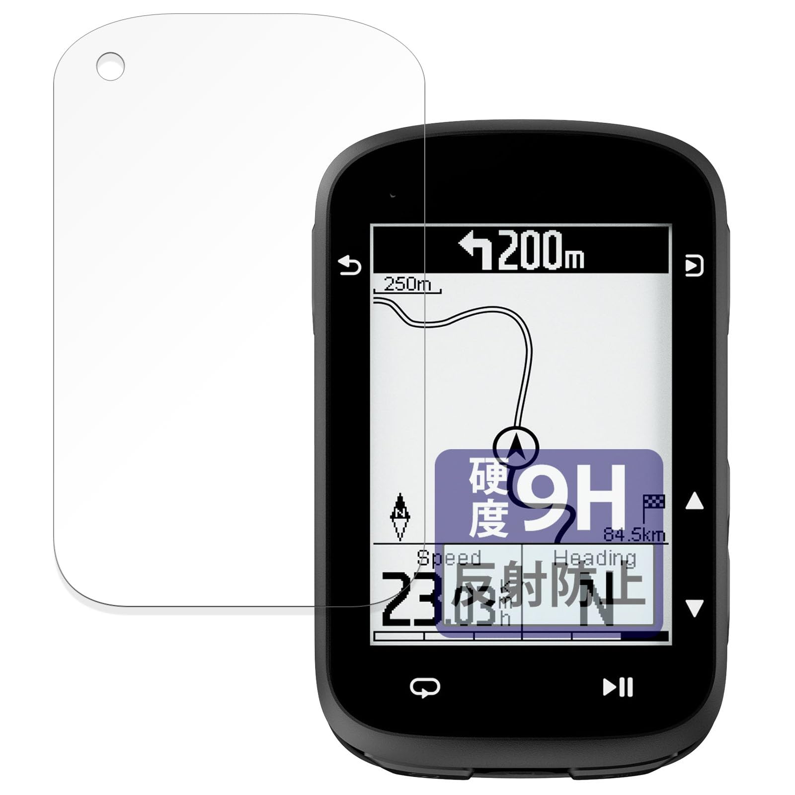 

FILMEXT Film for COOSPO CS500 Cycle Protective Glass Film Made in Japan Computer, (Ultra-Thin Fiber), Anti-Reflective,