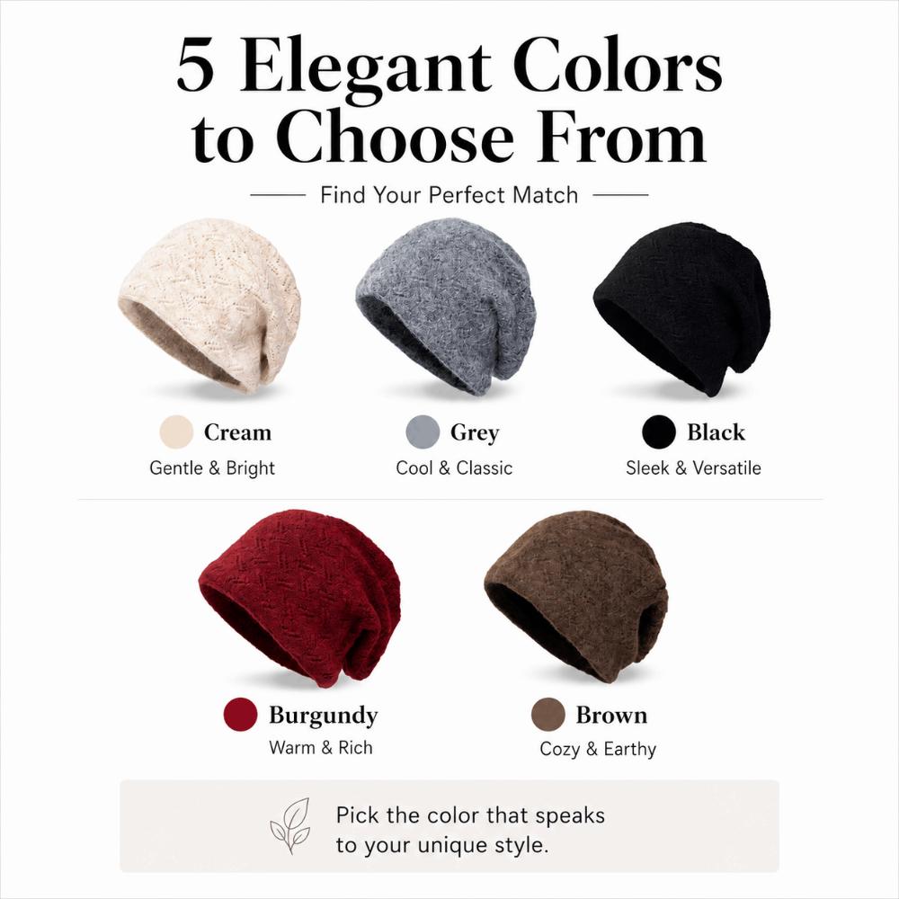 Keep Warm Beanie Hat Ear Protection Pullover Caps Casual Knitted Hat Winter