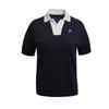 IAN POULTER DESIGN Women'S Open Collar Point Short Sleeve T-Shirt - Ipl3Mts867 Ny